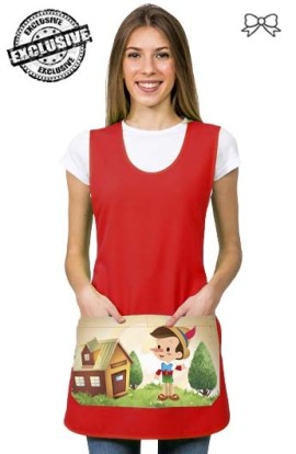 ESTOLA NIÑO DE MADERA ROJA