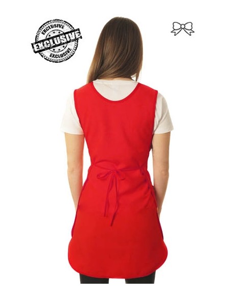 GREMBIULE BAMBINO DI LEGNO ROSSO