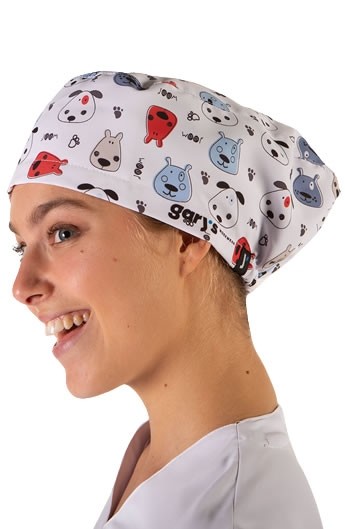 CUFFIA CHIRURGO MICROFIBRA STAMPAGGIO ELASTICI (UNISEX)