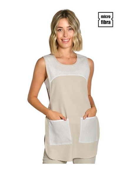 ESTOLA MICROFIBRAS RAYAS BEIGE
