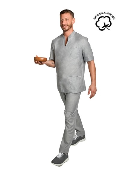 GIACCA COLLO MAO UOMO GRIGIO