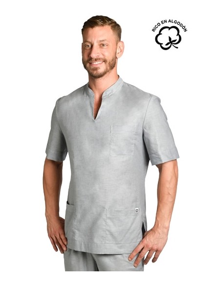 GIACCA COLLO MAO UOMO GRIGIO