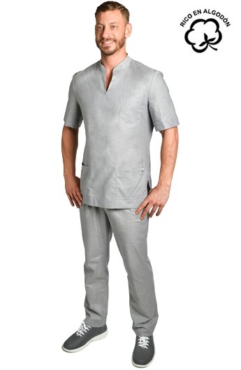 GIACCA COLLO MAO UOMO GRIGIO
