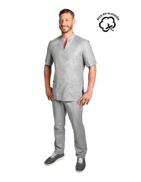 GIACCA COLLO MAO UOMO GRIGIO