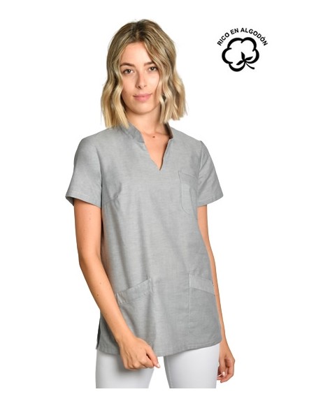 GIACCA COLLO MAO DONNA GRIGIO