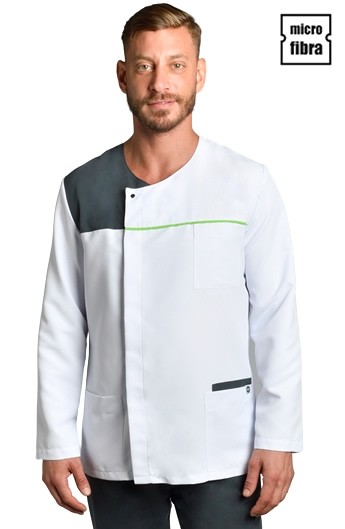 GIACCA UOMO M/L MICROFIBRA BIANCA