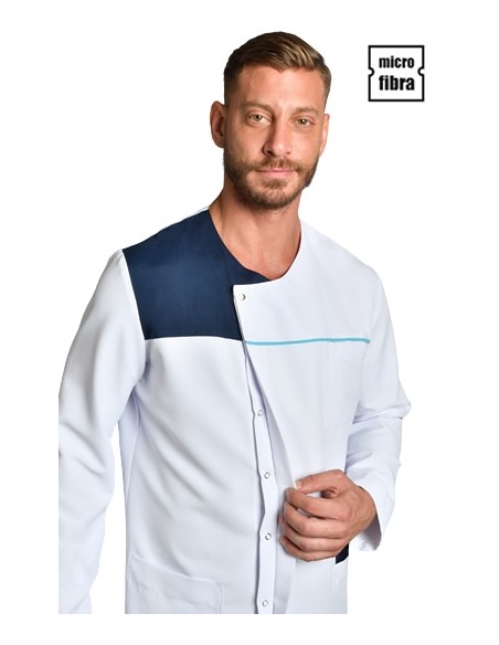 CHAQUETA HOMBRE M/L MICROFIBRA BLANCA