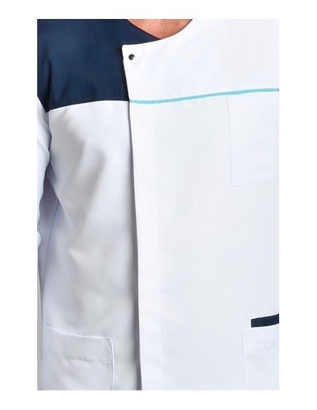 CHAQUETA HOMBRE M/L MICROFIBRA BLANCA