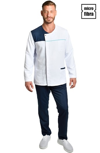 GIACCA UOMO M/L MICROFIBRA BIANCA