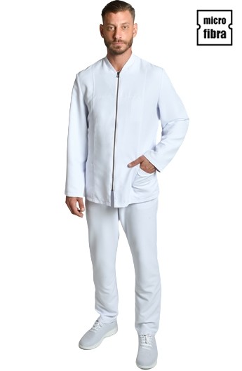 GIACCA UOMO MICROFIBRA ZIP DORATA