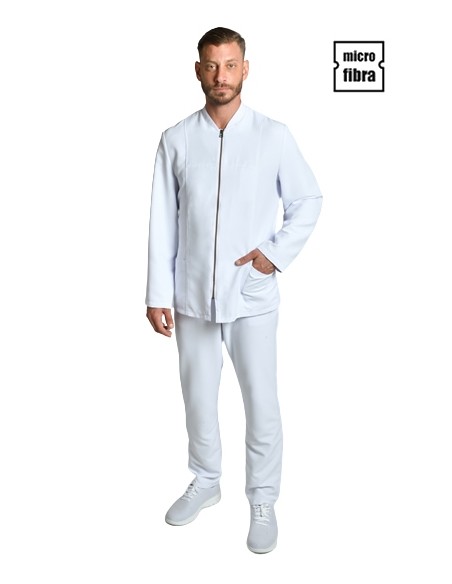 GIACCA UOMO MICROFIBRA ZIP DORATA