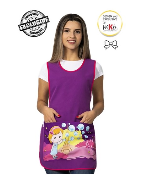 ESTOLA BASIC POMPAS MORADA