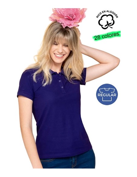 POLO MANGA CORTA MUJER