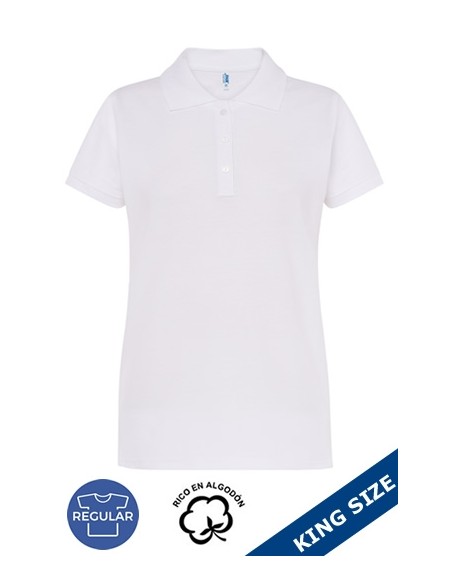 POLO  MANICHE CORTE DONNA TAGLIA LARGA