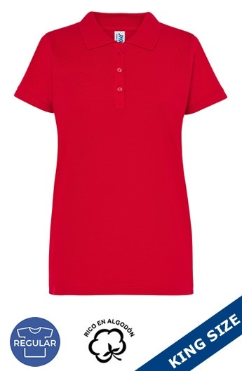 POLO MANGA CORTA MUJER TALLA GRANDE