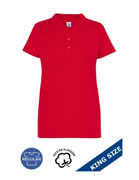 POLO  MANICHE CORTE DONNA TAGLIA LARGA
