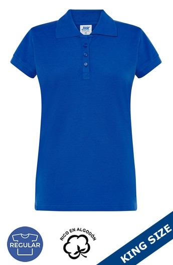 POLO MANGA CORTA MUJER TALLA GRANDE