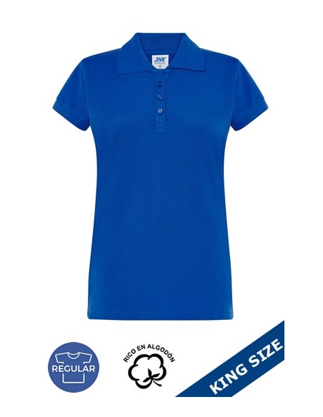 POLO  MANICHE CORTE DONNA TAGLIA LARGA