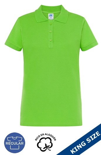 POLO MANGA CORTA MUJER TALLA GRANDE