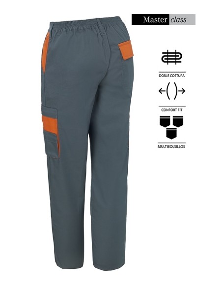 PARTE TRASERA. GRIS/ NARANJA