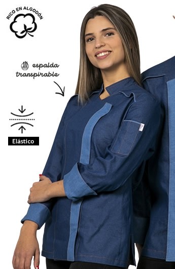 GIACCA CHEF DENIM DA DONNA