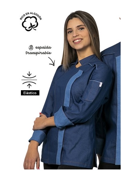 GIACCA CHEF DENIM DA DONNA