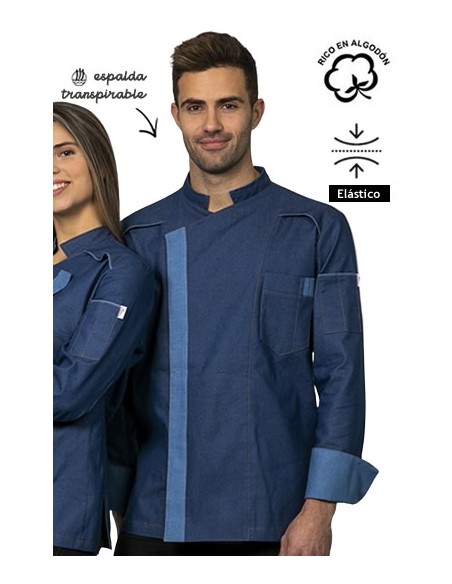 GIACCA CHEF DENIM DA UOMO
