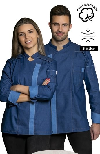 GIACCA CHEF DENIM DA UOMO