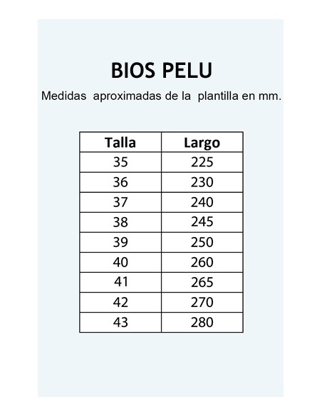 ZOCCOLI BIO PELU