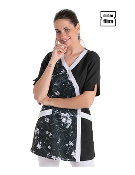 LEVITA STAMPA FIORI NERA