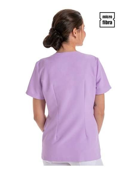 CHAQUETA MICROFIBRA MUJER M/C CORCHETES