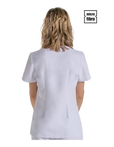 GIACCA MICROFIBRA DONNA M/C BOTTONI A PRESSIONE