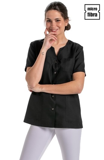 CHAQUETA MICROFIBRA MUJER M/C CORCHETES