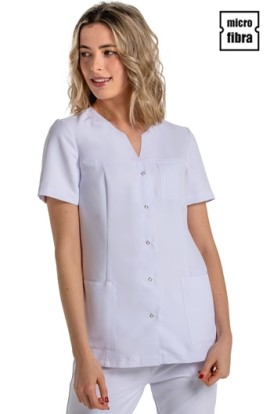 CHAQUETA MICROFIBRA MUJER M/C CORCHETES 2