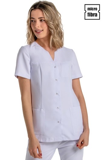 CHAQUETA MICROFIBRA MUJER M/C CORCHETES