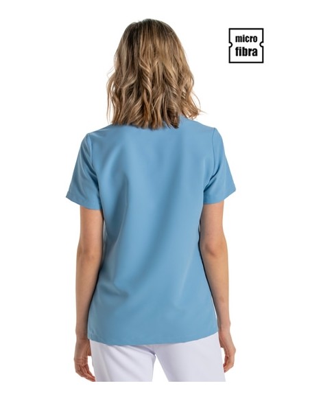 CHAQUETA MICROFIBRA MUJER M/C CORCHETES