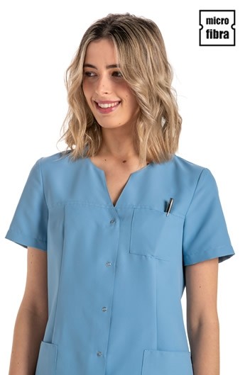 CHAQUETA MICROFIBRA MUJER M/C CORCHETES