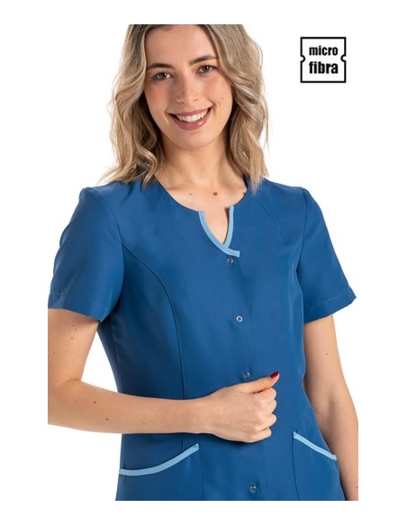GIACCA M/C MICROFIBRA CON PIPING