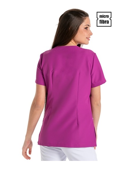 GIACCA M/C MICROFIBRA CON PIPING