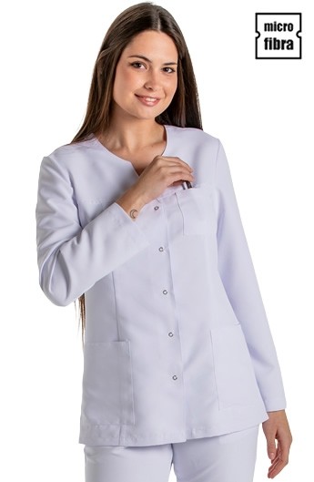 CHAQUETA MICROFIBRA MUJER M/L CORCHETES