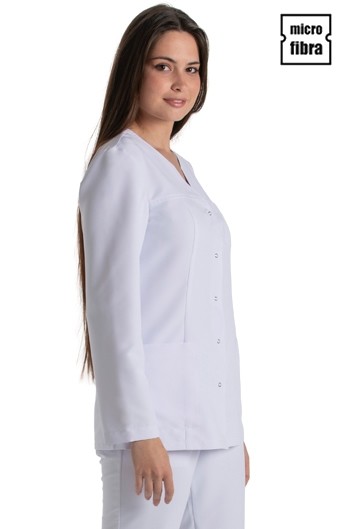 CHAQUETA MICROFIBRA MUJER M/L CORCHETES
