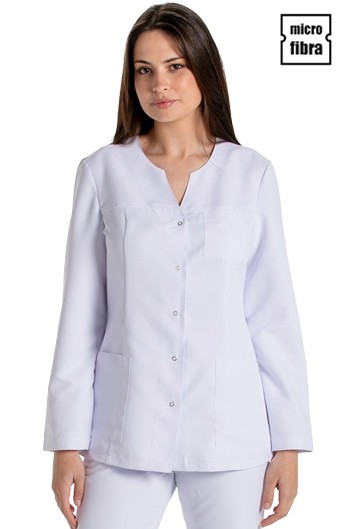 GIACCA MICROFIBRA DONNA M/L BOTTONI A PRESSIONE