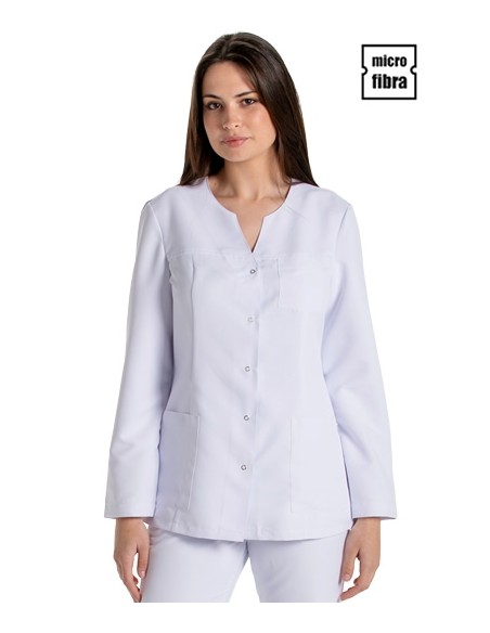CHAQUETA MICROFIBRA MUJER M/L CORCHETES