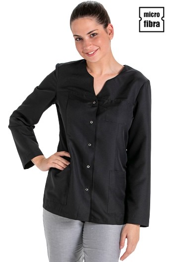 CHAQUETA MICROFIBRA MUJER M/L CORCHETES