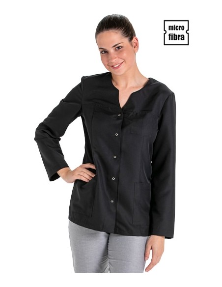 CHAQUETA MICROFIBRA MUJER M/L CORCHETES