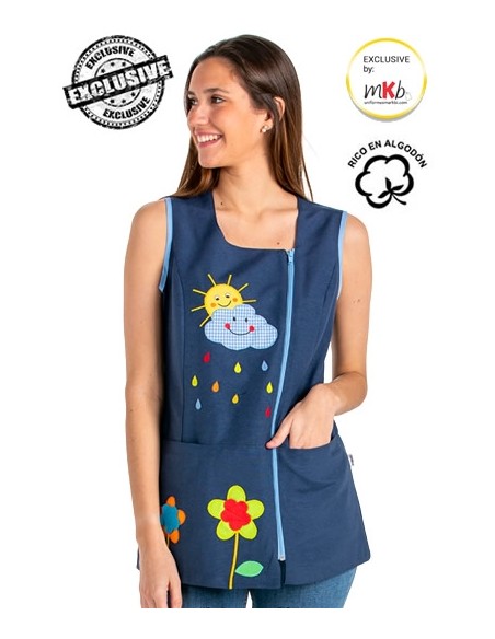 CAMICE SENZA MANICHE SOLE E NUVOLA