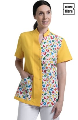 CHAQUETA ABECEDARIO AMARILLO