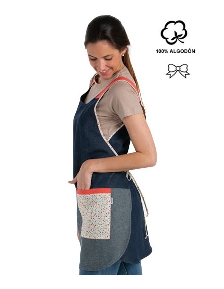GREMBIULE TEXANO FIORI