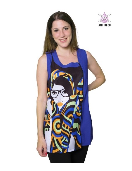 GIACCA RAGAZZA GEOMETRICA