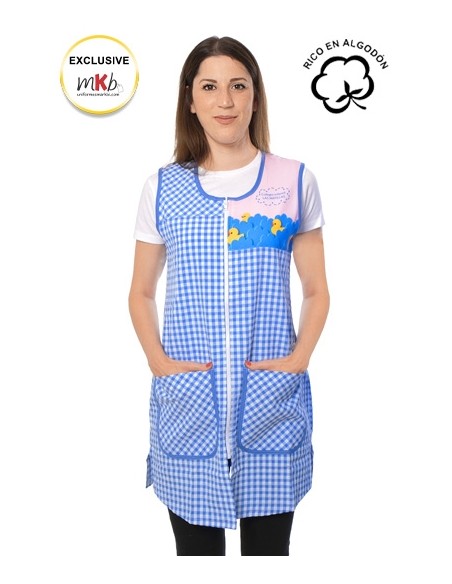 CAMICE SENZA MANICHE MAESTRA PERSONALIZZABILE